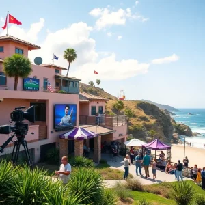 California film set with various production styles