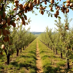 Almond trees in California being impacted by tariffs