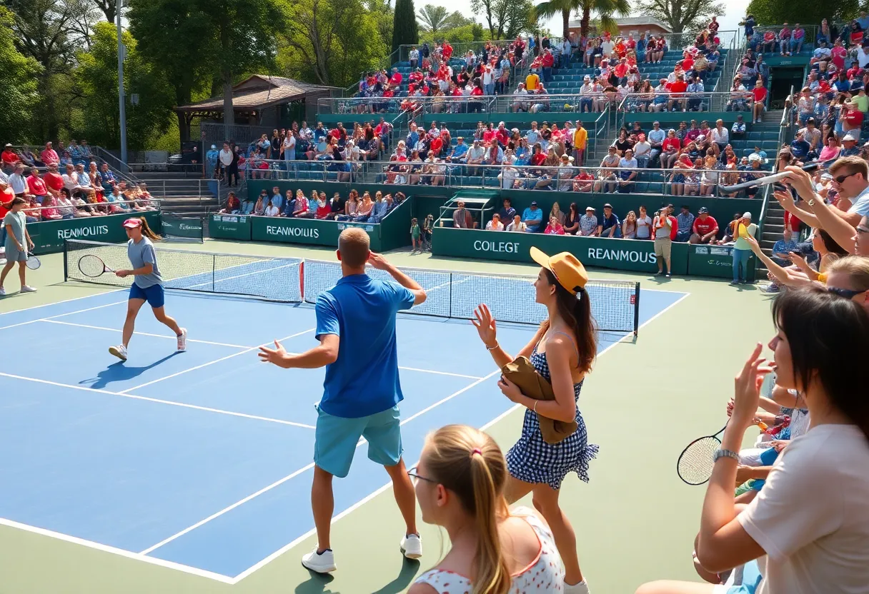 Men's and Women's Tennis Teams in Action at Arizona