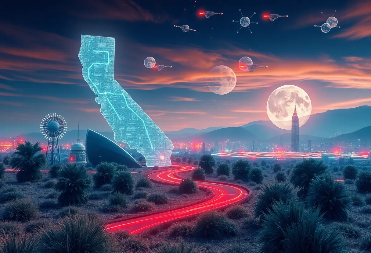 Innovative technologies in California representing AI regulation