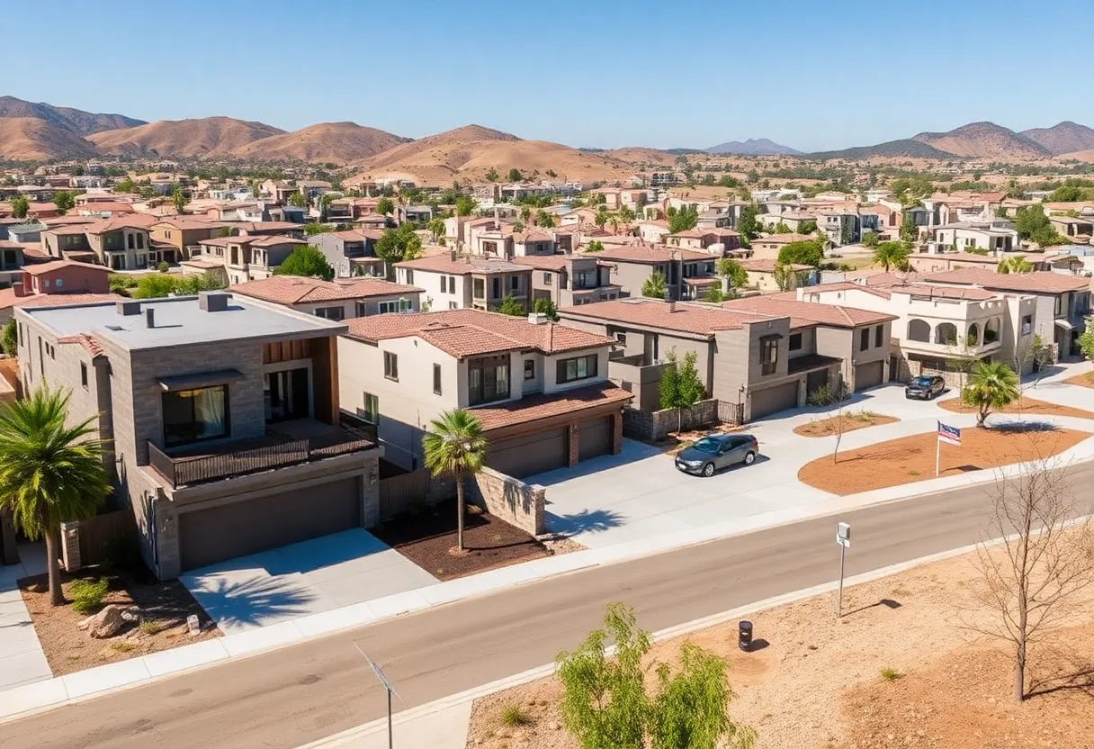 An overview of the wildfire-resilient Dixon Trails community in Escondido, California