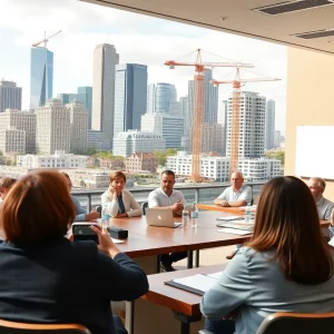City council discussing urban development