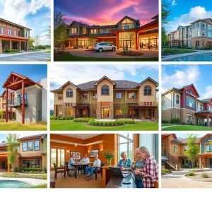 Collage of new senior living communities in the U.S.
