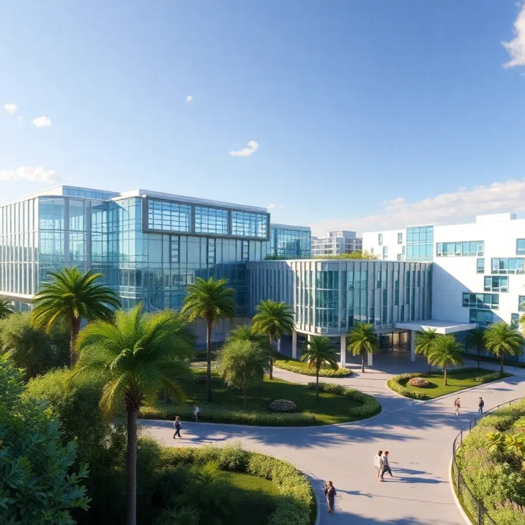 Artist's impression of Novartis's new research hub in San Diego