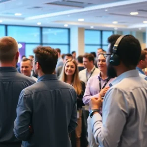 entrepreneurs pitching at the San Diego Angel Conference