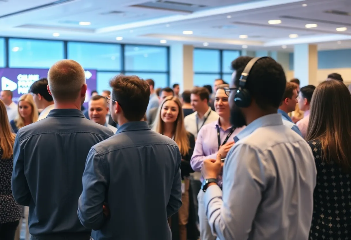 entrepreneurs pitching at the San Diego Angel Conference