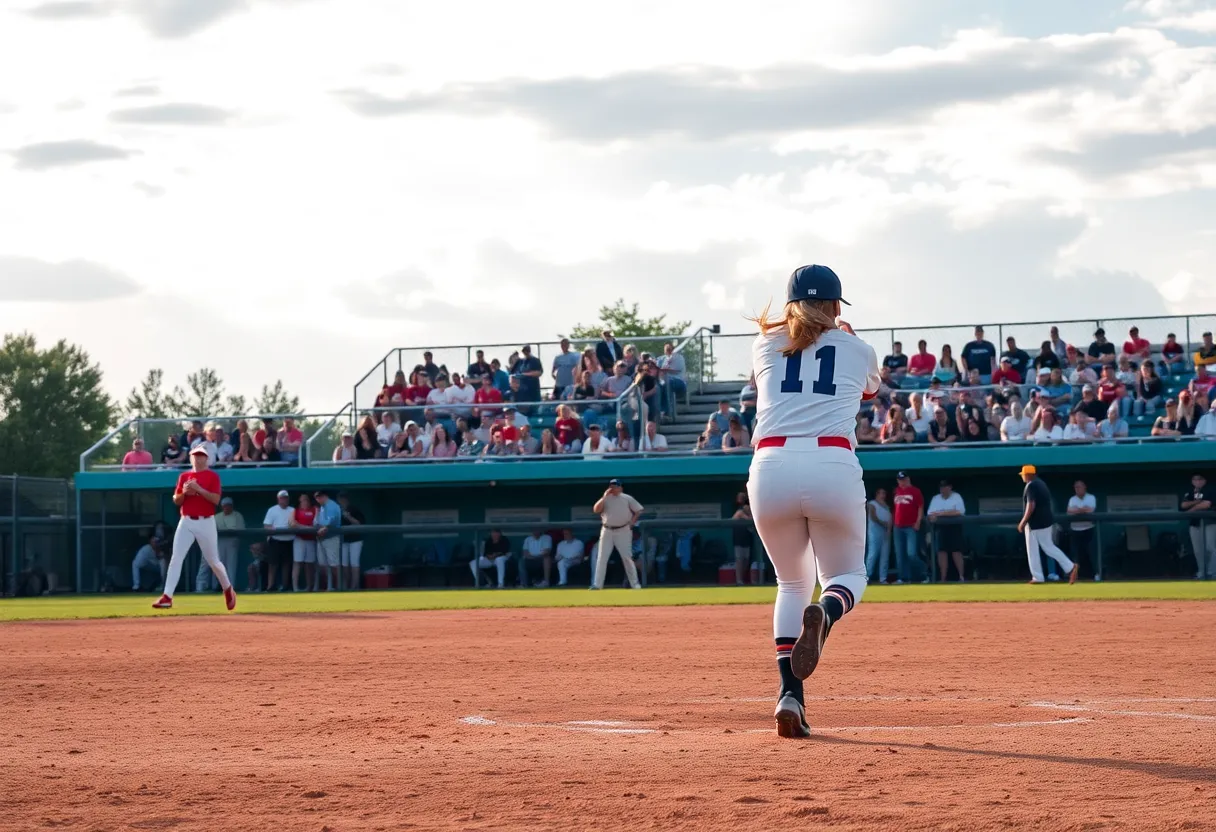 SDSU Softball team plays against Colorado State