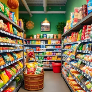 Interior of a Trader Joe's grocery store with unique products