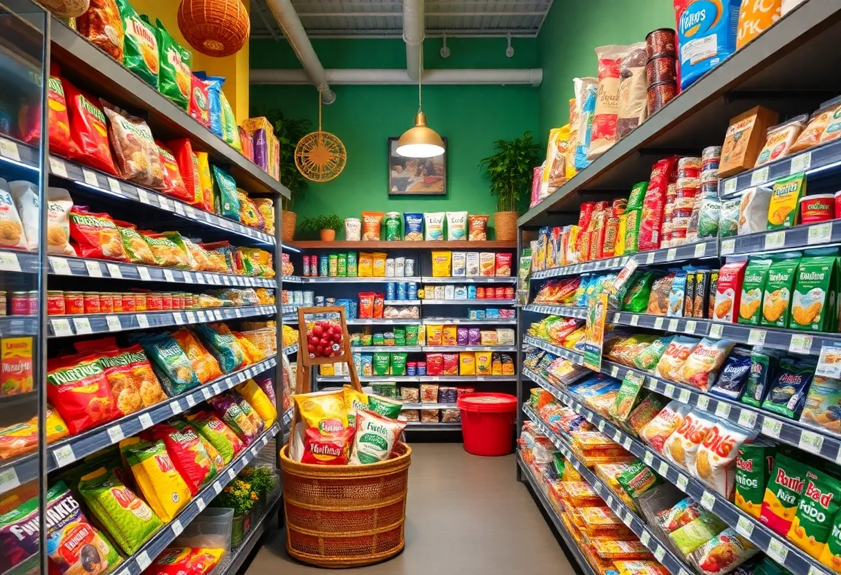 Interior of a Trader Joe's grocery store with unique products
