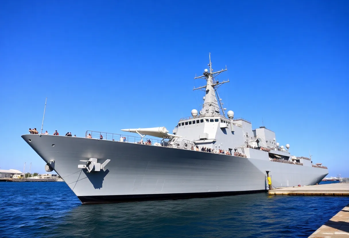 USS Cape St. George at Naval Base San Diego