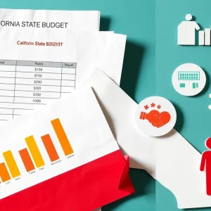 Overview of California's 2025 budget proposal highlighting cuts in health services.