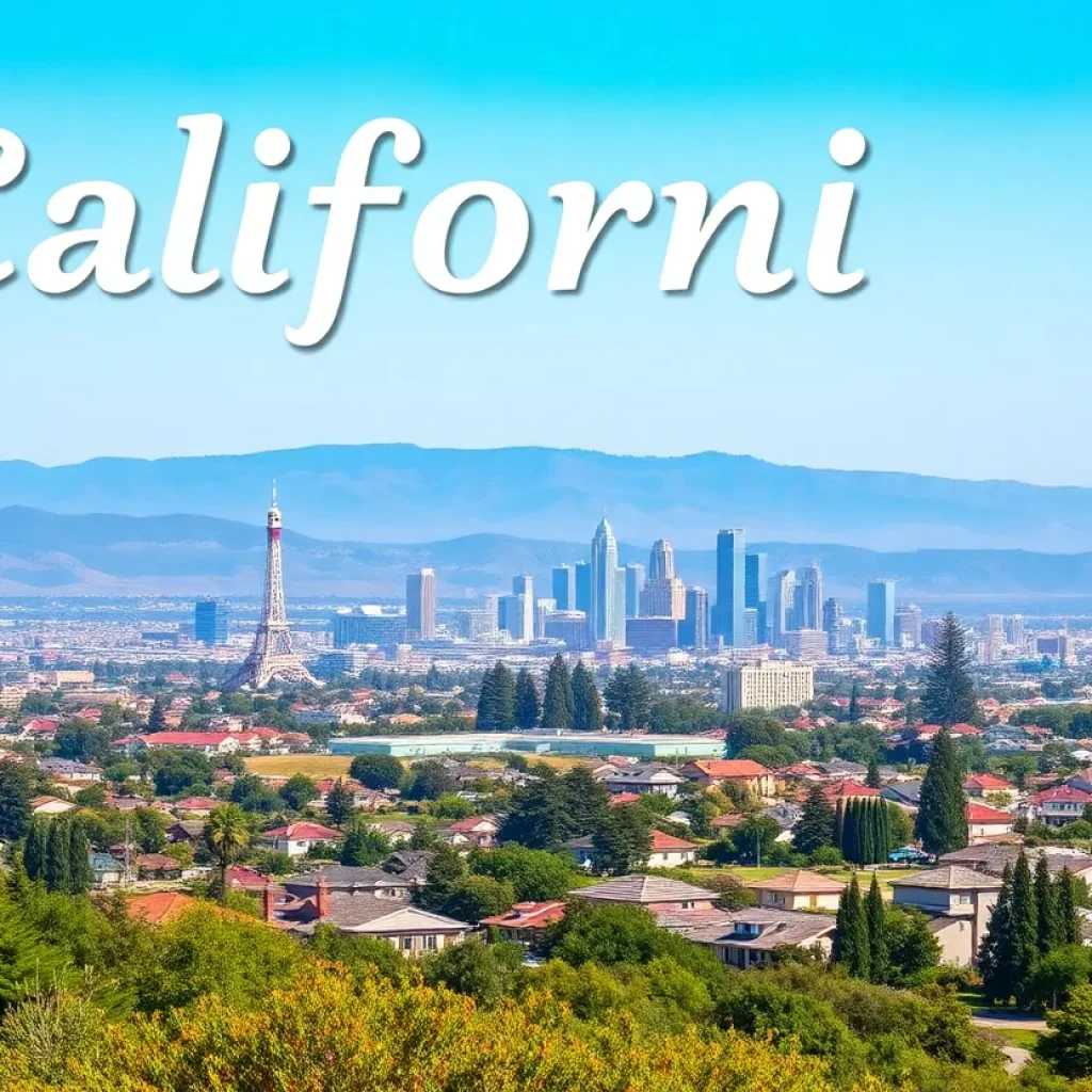 California city skyline representing the governor race