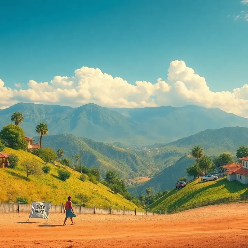A sunny California landscape symbolizing transformation and hope