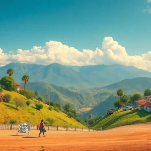 A sunny California landscape symbolizing transformation and hope