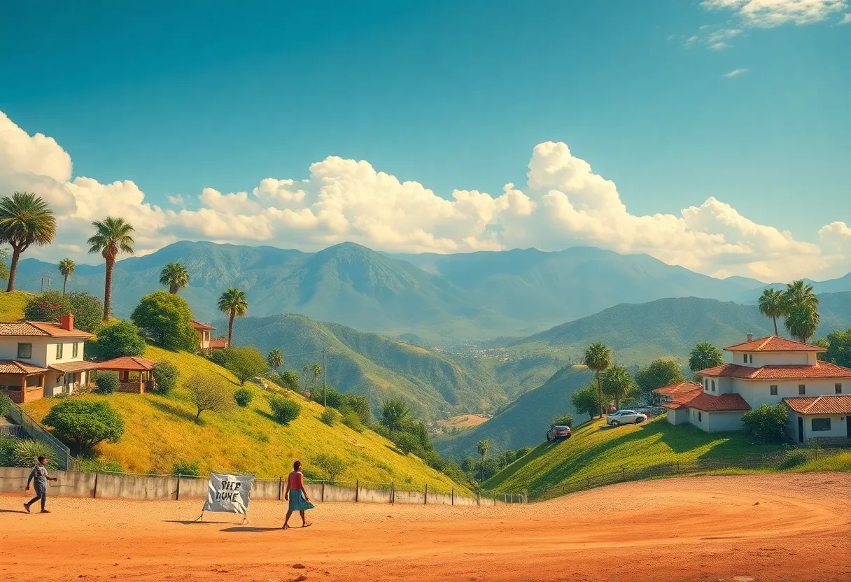 A sunny California landscape symbolizing transformation and hope