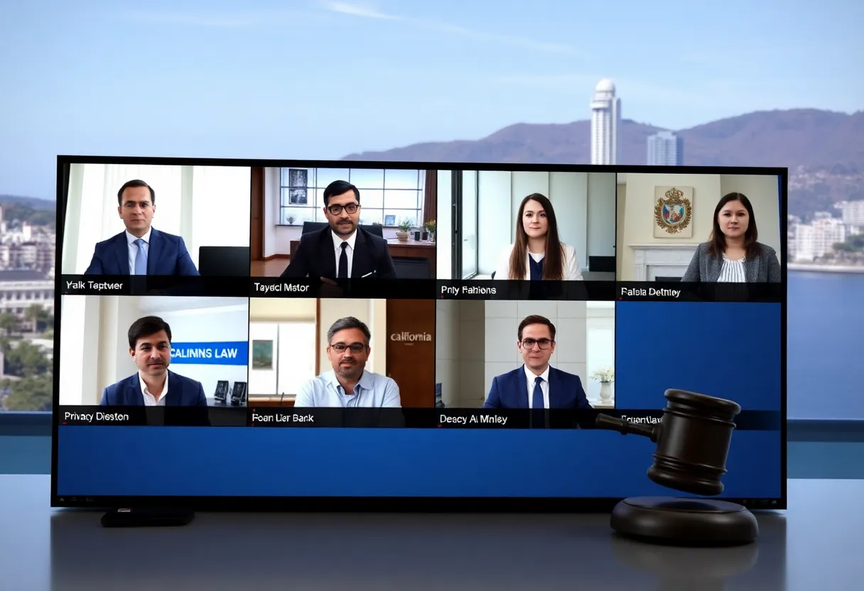 Virtual panel discussing California privacy laws