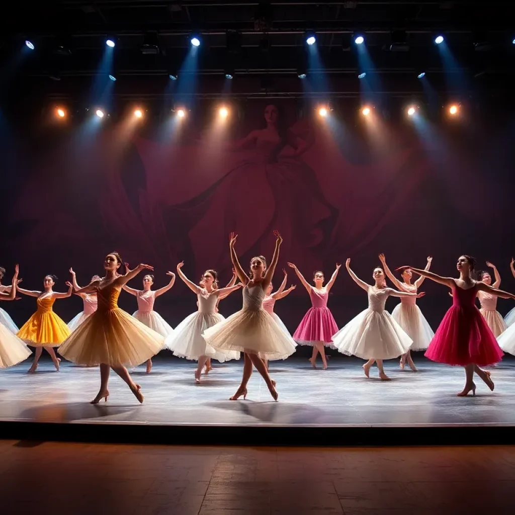 Dancers from City Ballet San Diego performing on stage