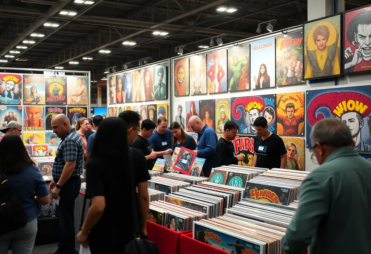 Exclusive art and vinyl displays at CODA booth