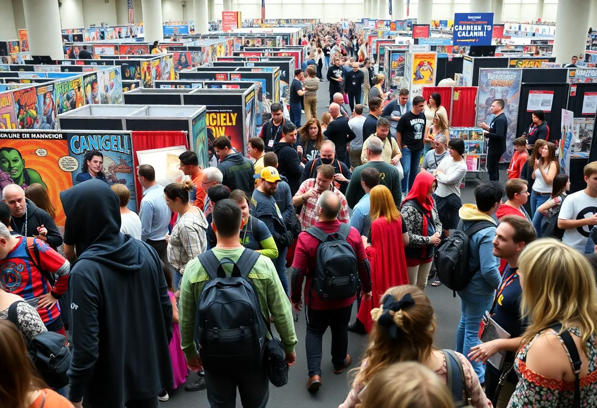 Diverse fans at Comic-Con International 2024 wearing costumes.