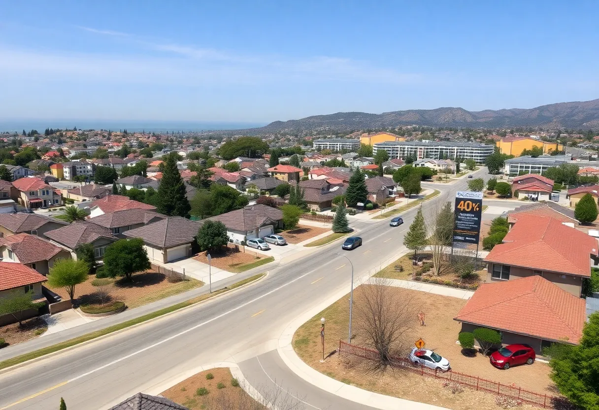 Residents discussing battery storage concerns near Saddleback College