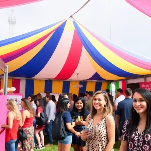 Attendees at the Love Island USA casting tour event in San Diego