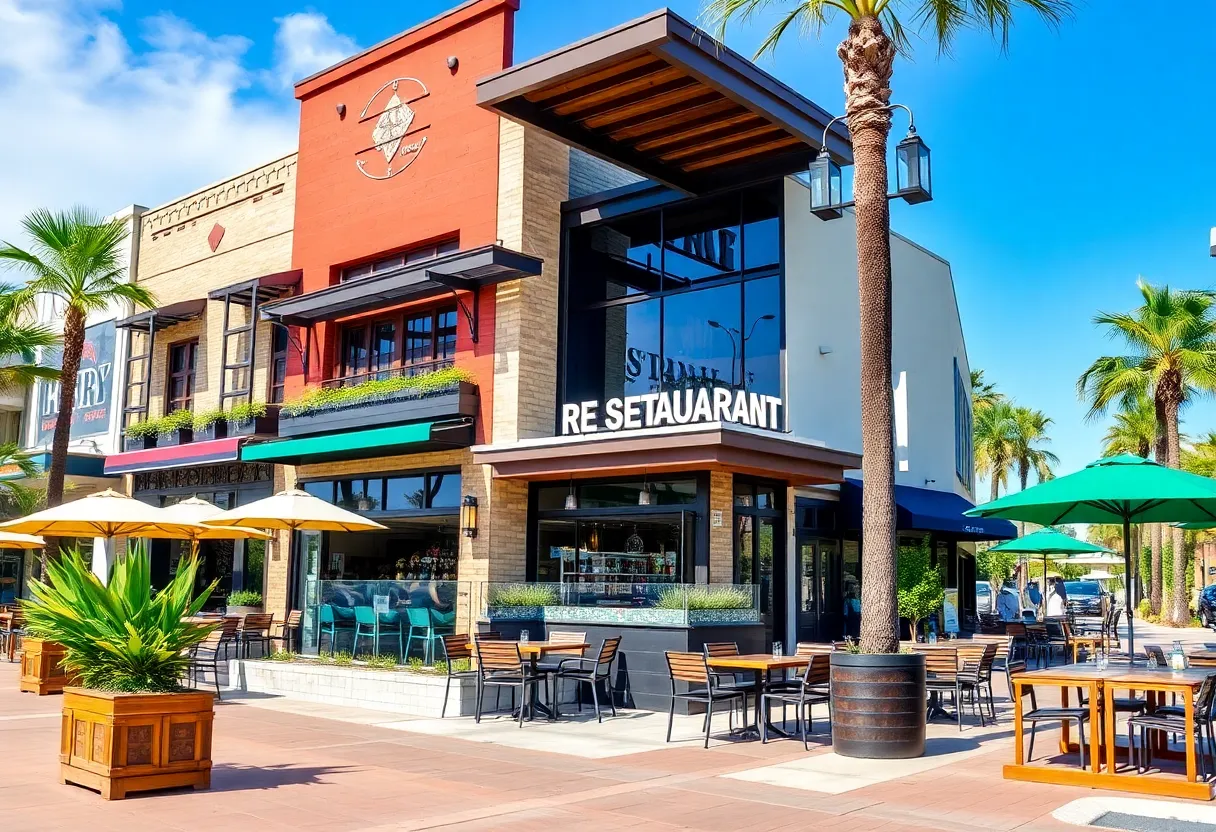 A collage of newly opened restaurants in San Diego showcasing diverse cuisines.