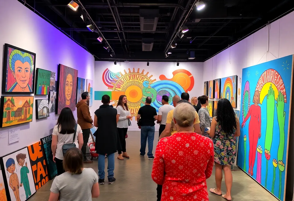 Diverse art installations and performances in San Diego