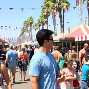 Crowd enjoying San Diego events in May 2025