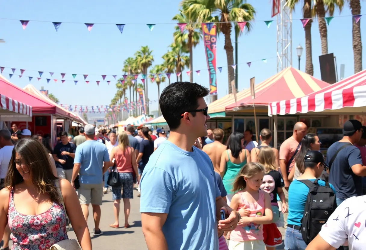 Crowd enjoying San Diego events in May 2025