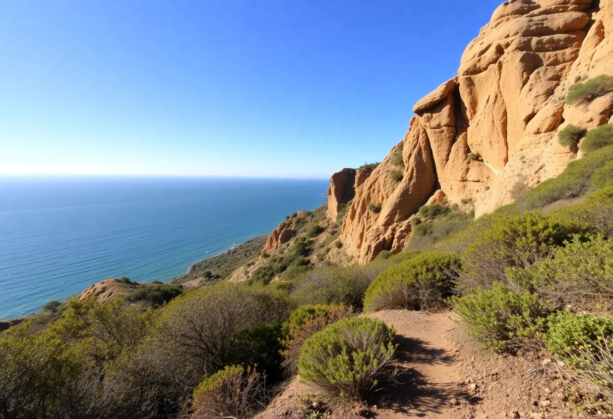 Coastal hiking trails in San Diego with stunning ocean views