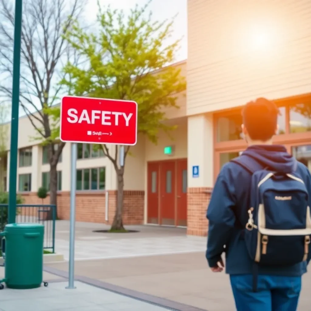 Image depicting a safe and secure school environment