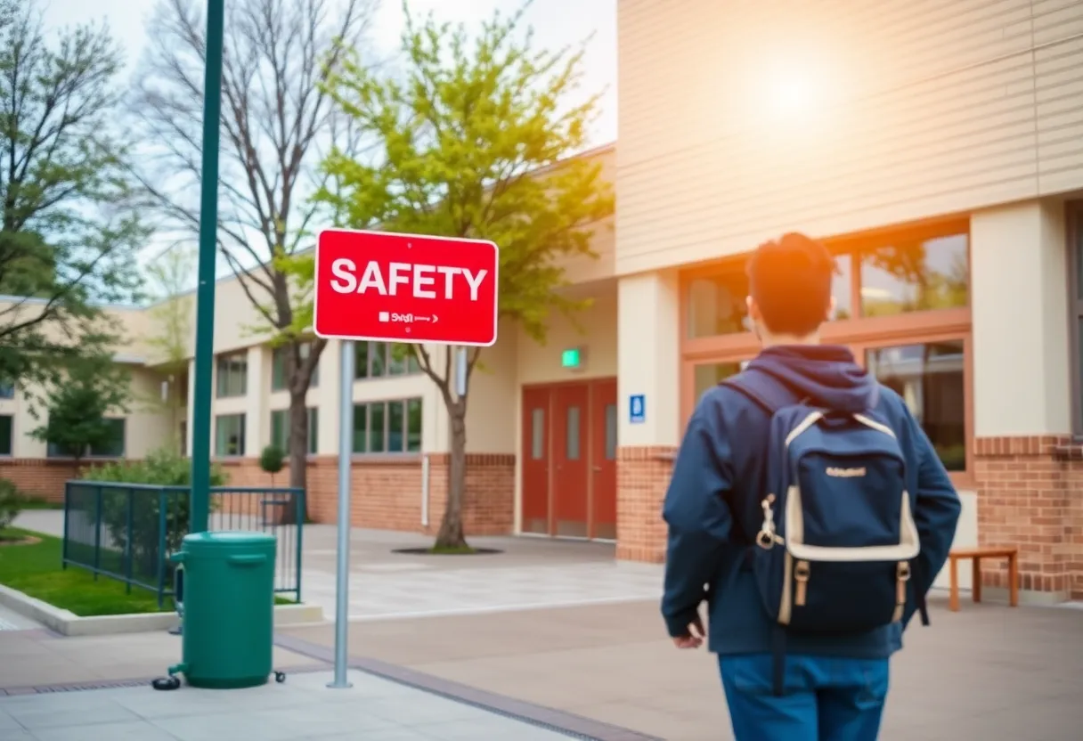 Image depicting a safe and secure school environment