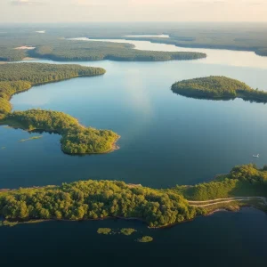 Aerial view of Tulare Lake showing its resurgence and natural beauty.