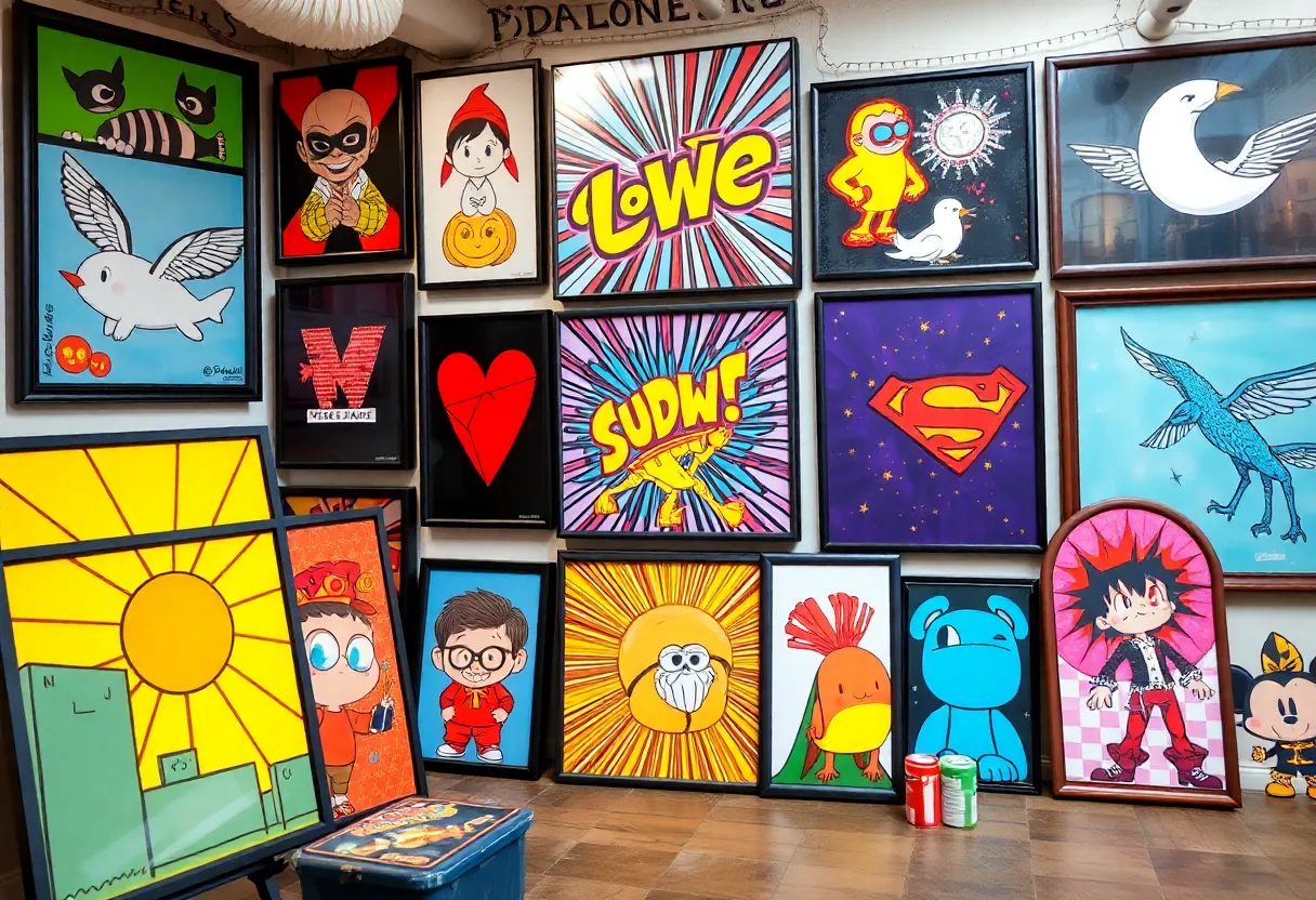 Artworks by Patrick Ballesteros featured at Comic-Con
