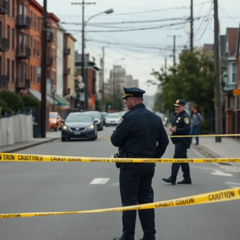 Police at the scene of a shooting investigation in City Heights