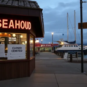 Closed Joe's Crab Shack restaurant in San Diego