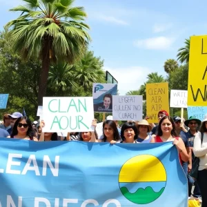 San Diego community rally advocating for environmental protection