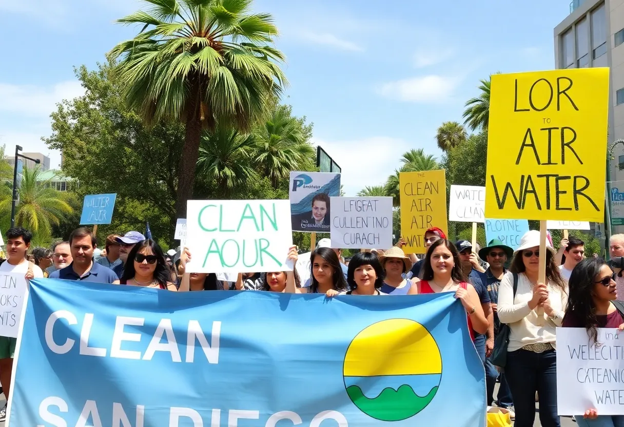 San Diego community rally advocating for environmental protection