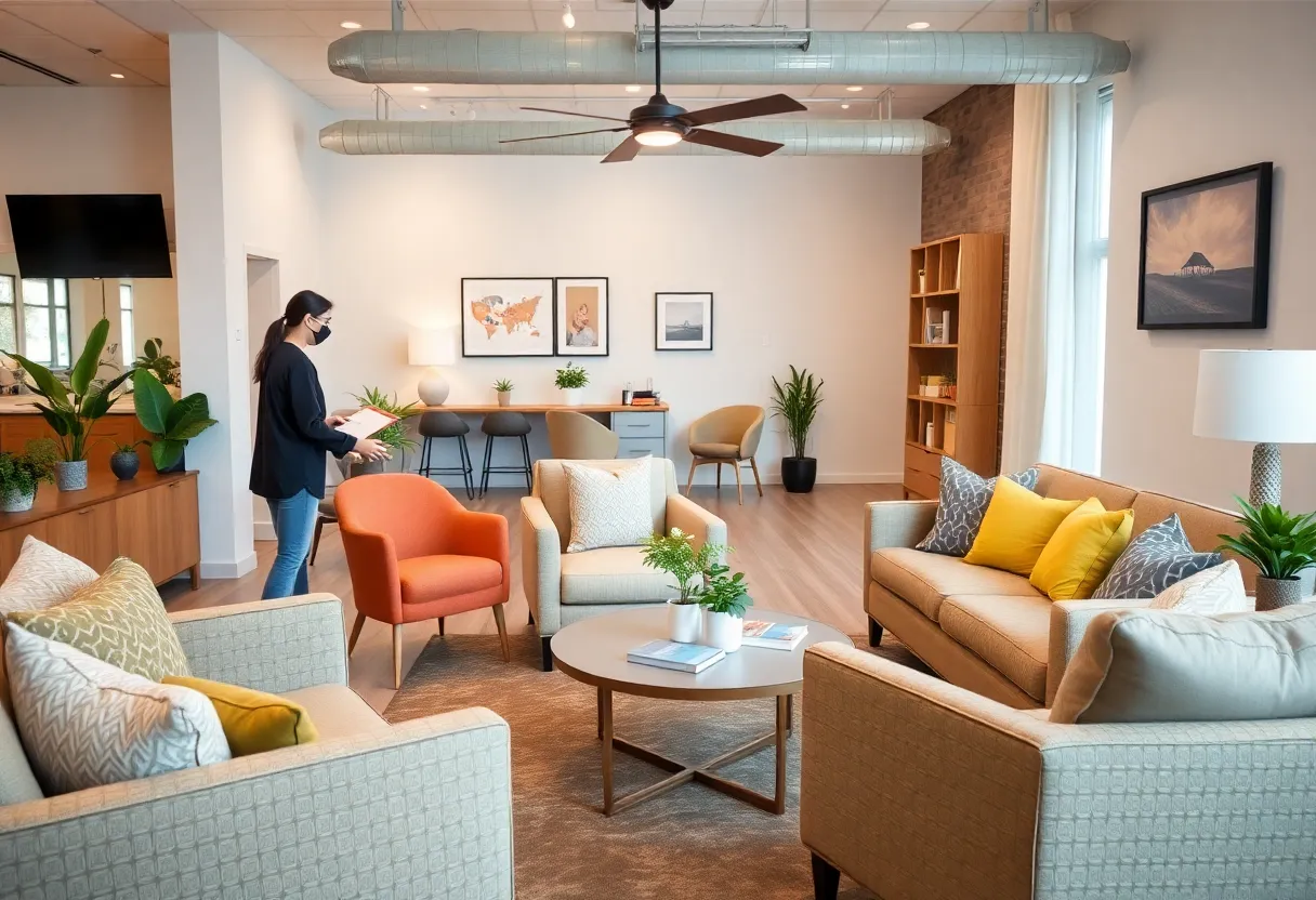 Professional interior designers providing consultation