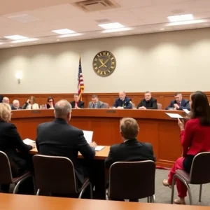 San Diego City Council discussing the fiscal year budget