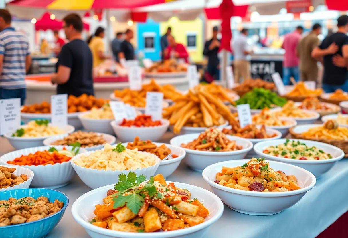 Diverse culinary creations displayed at the San Diego County Fair