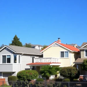 Residential neighborhood in San Diego
