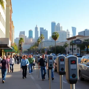 New parking meters in San Diego city streets