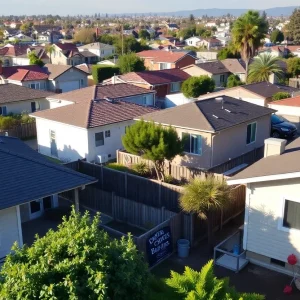 Residential neighborhood in San Diego with homes and accessory dwelling units