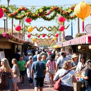 Community event celebrating Bastille Day in La Jolla with art and music.