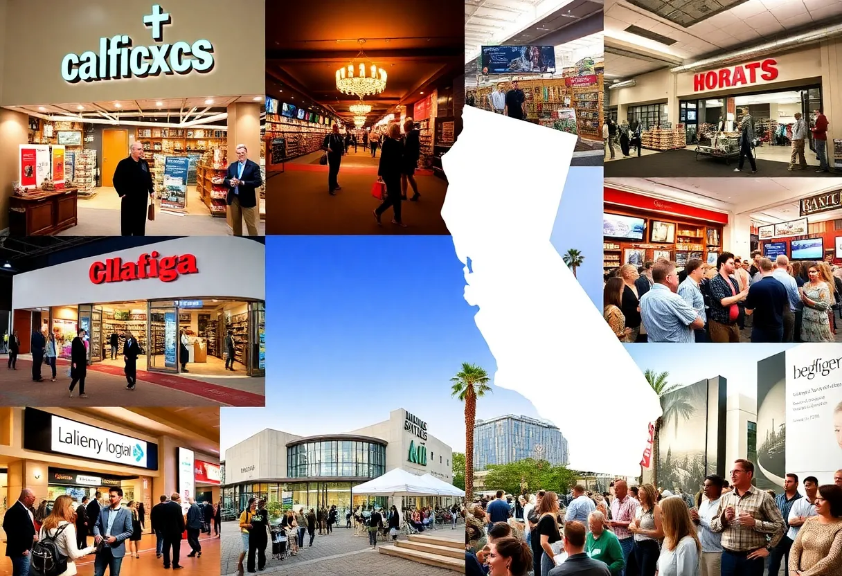 Collage of California's business landscape