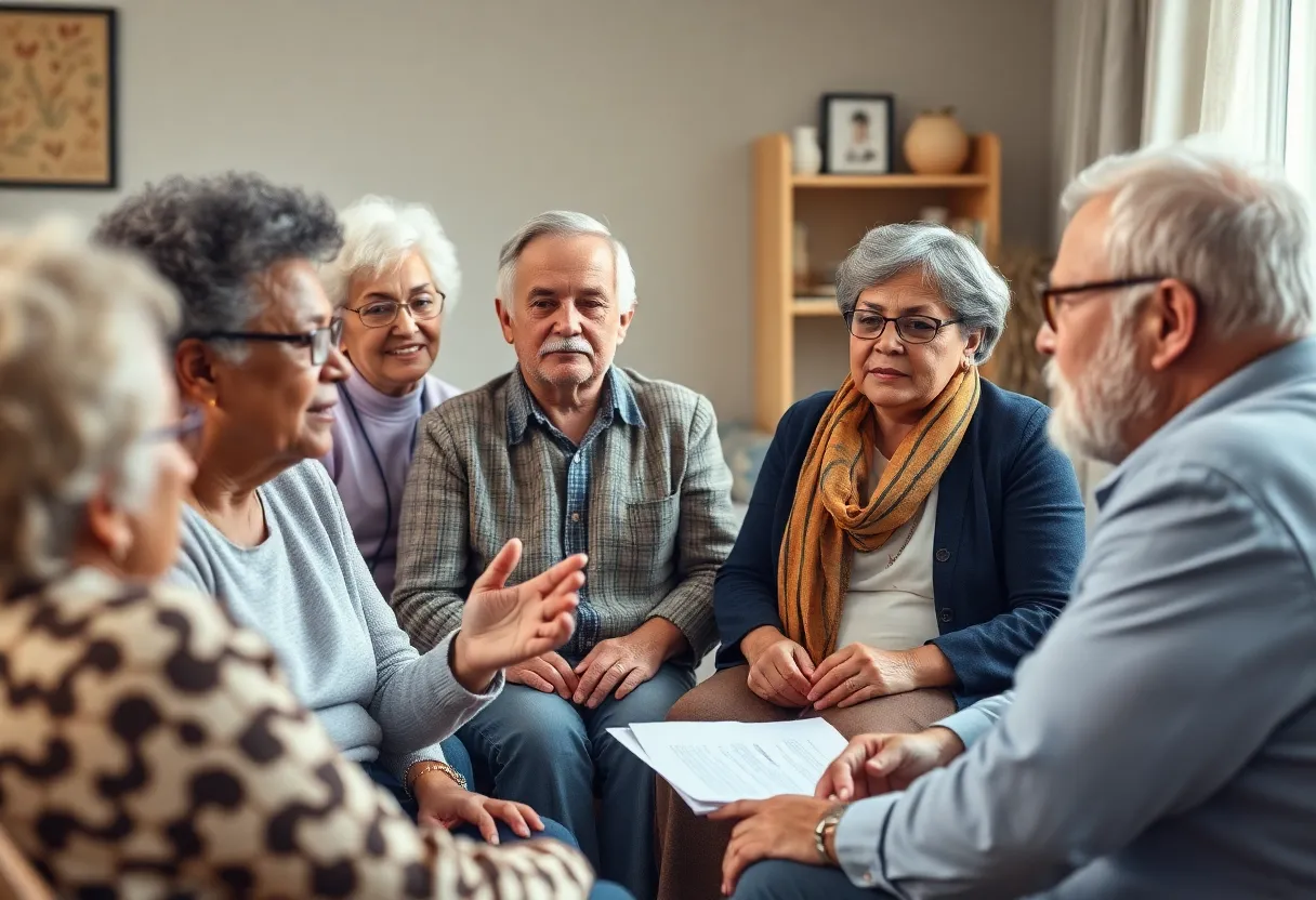 A community conversation on HIV/AIDS awareness among older adults.