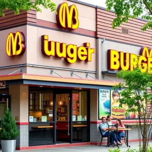 Exterior view of an In-N-Out Burger restaurant