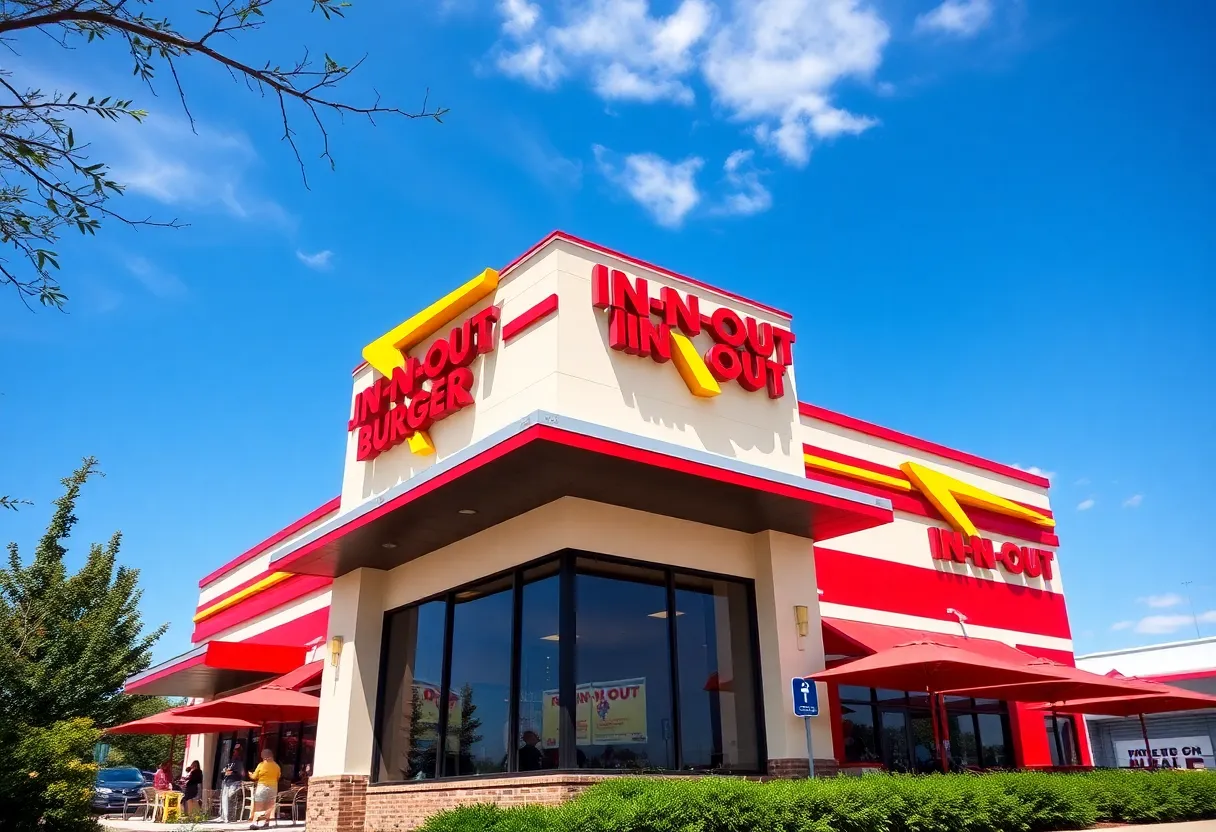 In-N-Out Burger restaurant in Tennessee