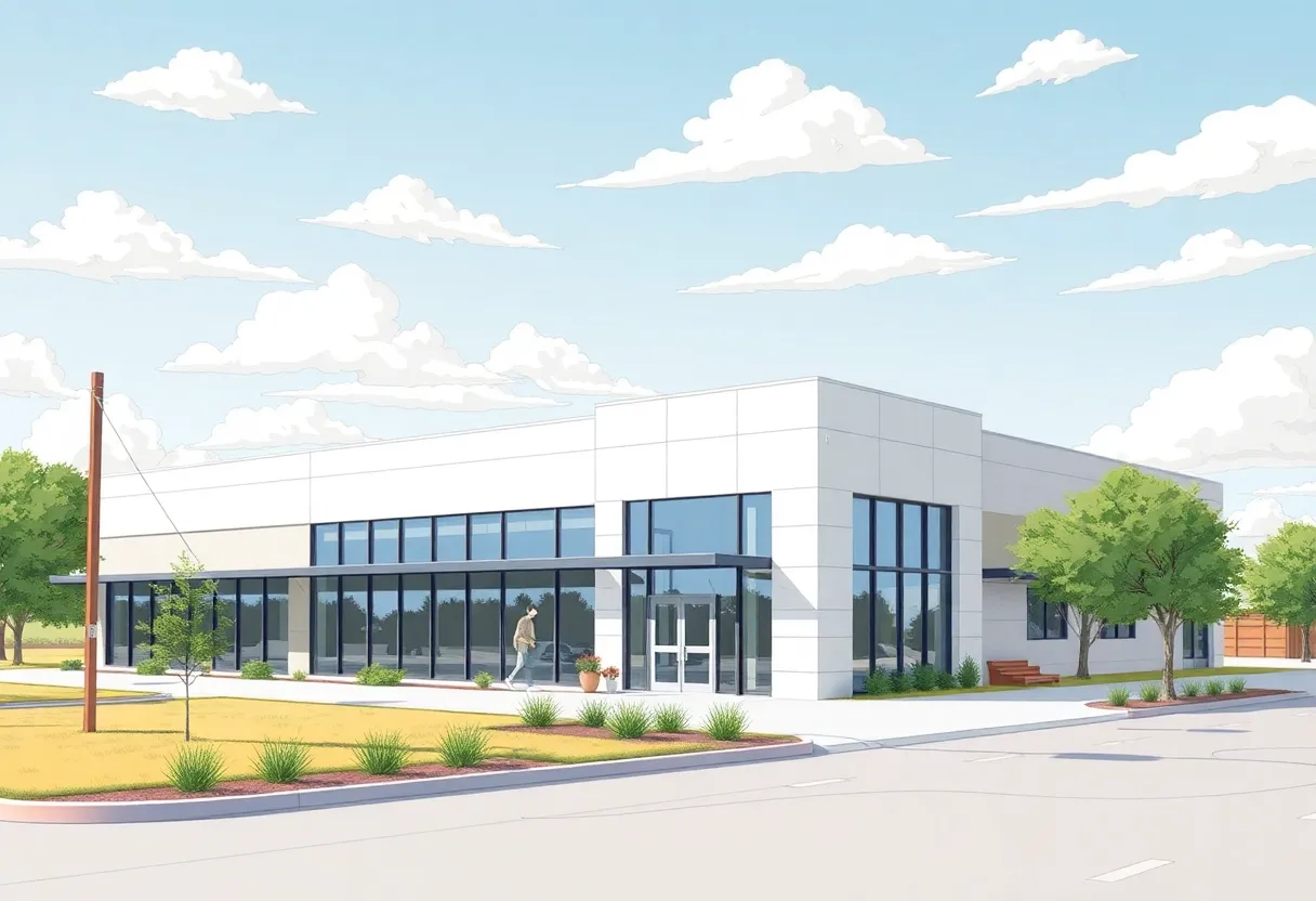 New headquarters of John Paul Mitchell Systems in Wilmer, Texas